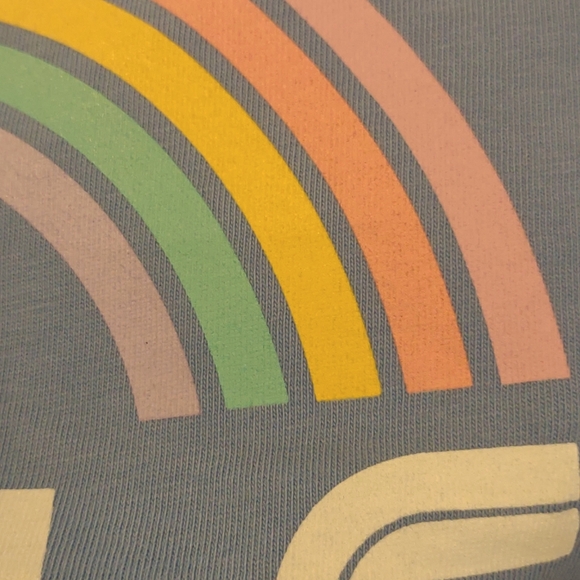 NWT SS Blue Rainbow Tee SZ XL By Life Is Good - Picture 10 of 10